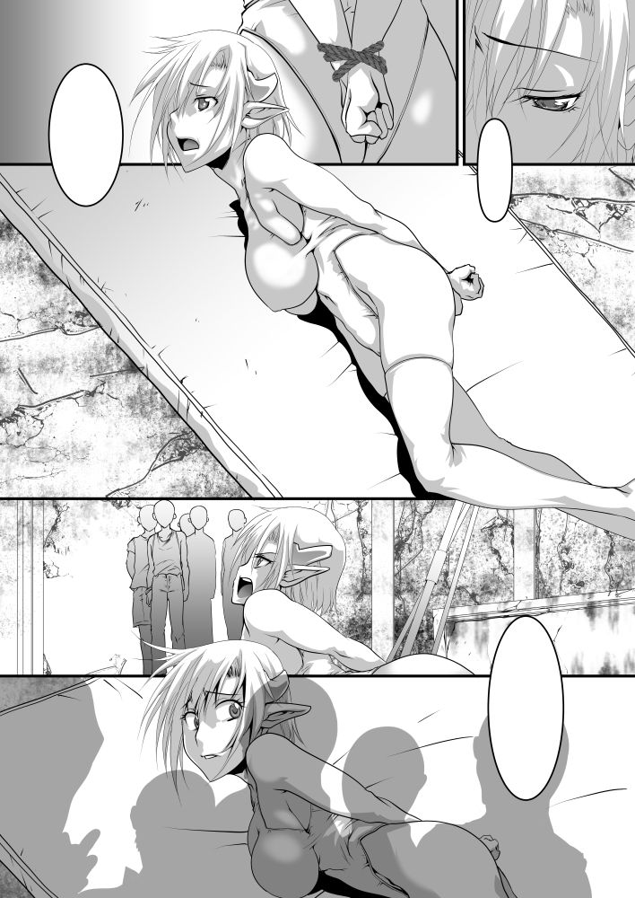 サンプル画像2:日本に迷い込んだエルフ騎士様:白(F・A) [d_265759]