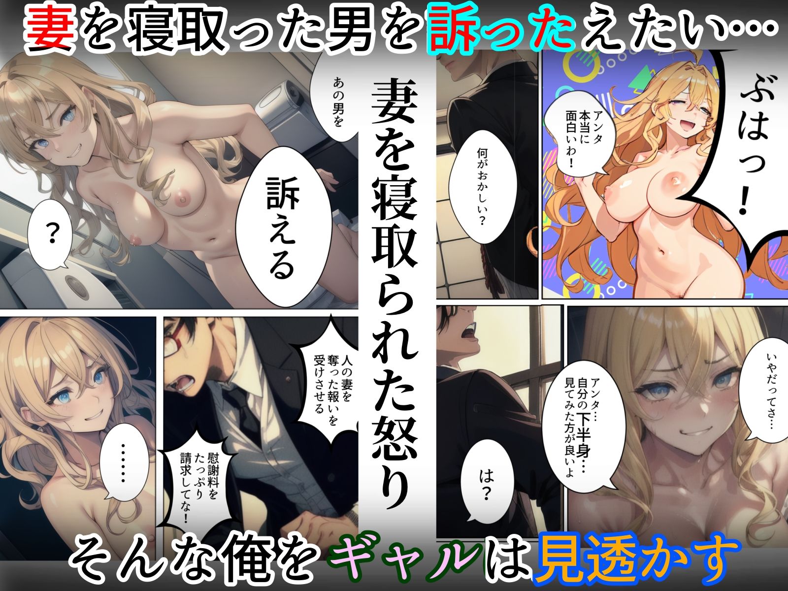 サンプル画像4:妻がパパ活アプリで同級生の男に寝取られた原因-嫁の女教師は生徒のギャルにパパ活でチャラ男パパ活アプリに登録され同級生に寝取られる。旦那の俺は「妻の寝取られ」を見せられながら生徒のギャルに犯●れ寝取られる話(寝取られるタマシギの一滴) [d_265925]