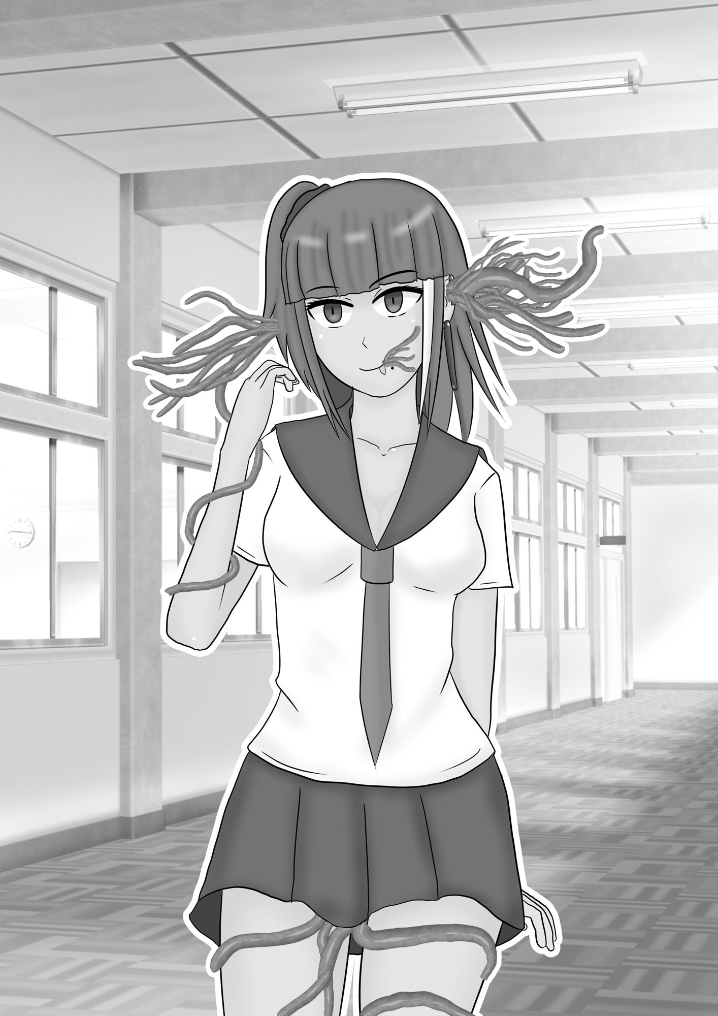 サンプル画像1:寄生生物とノゾミちゃん 01(イグマニティア) [d_266995]