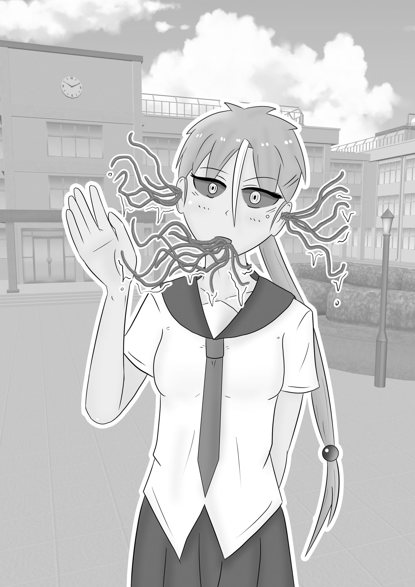 サンプル画像1:寄生生物とノゾミちゃん 04(イグマニティア) [d_267010]