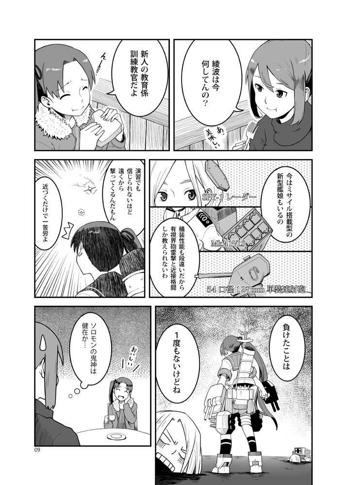 サンプル画像4:敷波、二十歳 春(メガネガイコツ) [d_267053]