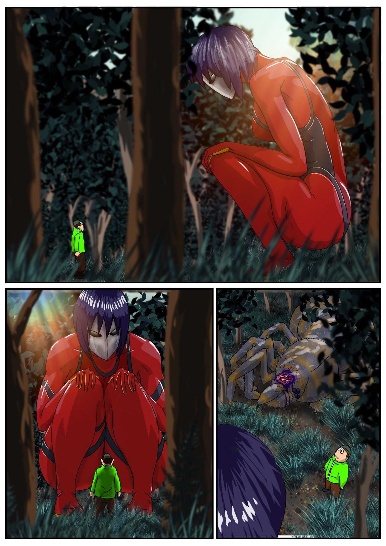 サンプル画像5:巨大ヒロイン怪奇譚 異形の女神 土蜘蛛之章(Drケローの恐怖の島) [d_267892]