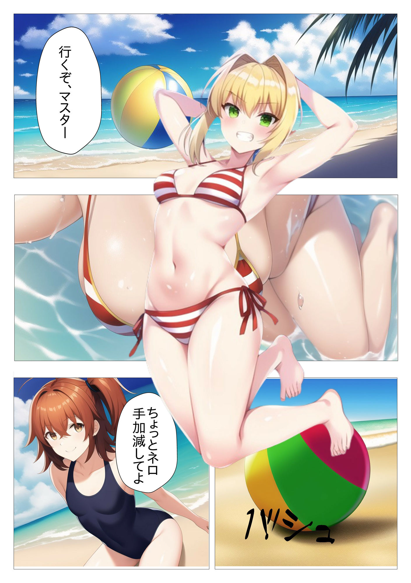 サンプル画像1:サーヴァントNTR記録(ないとぷーる) [d_267968]