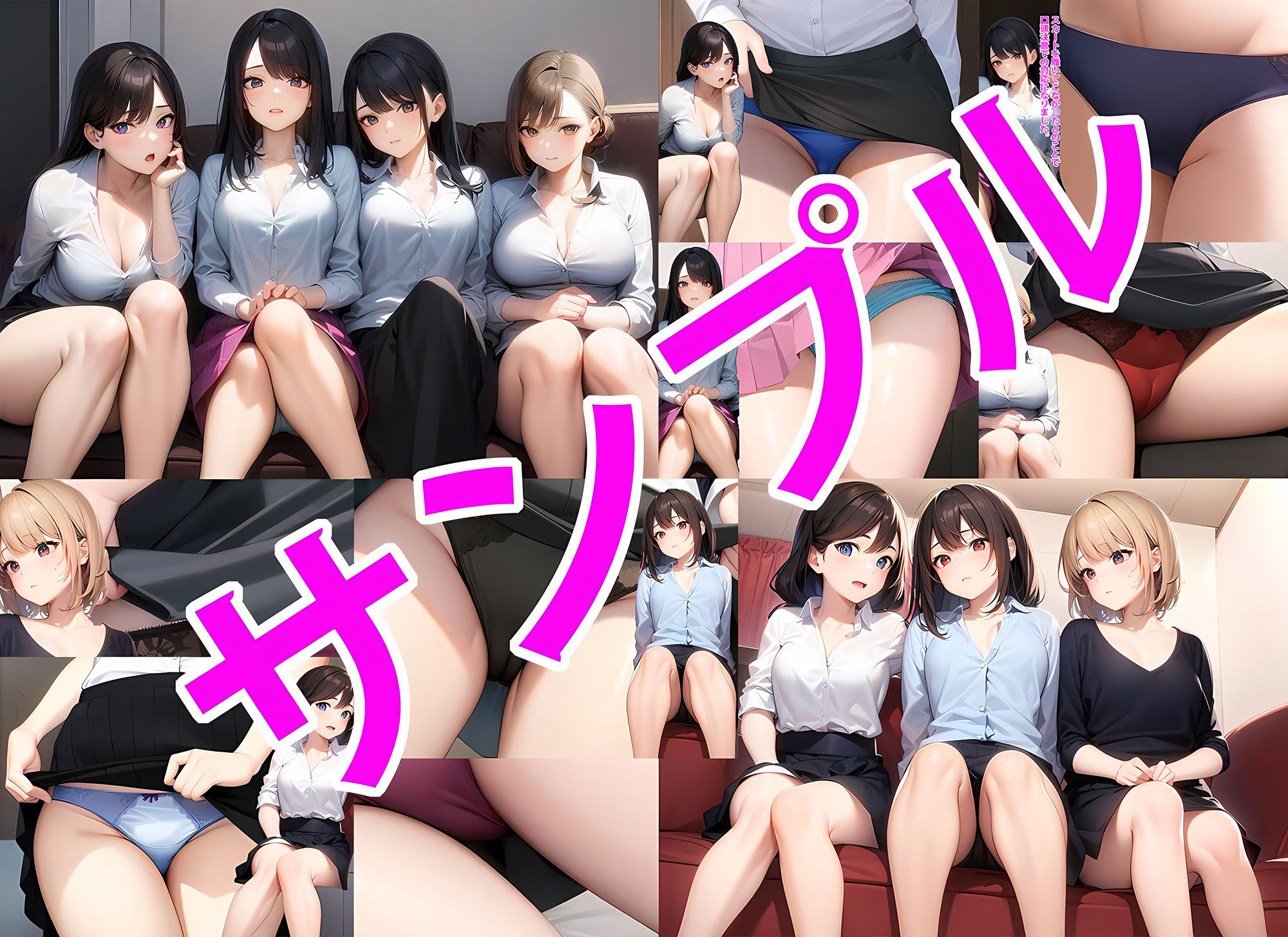 サンプル画像6:【驚愕】僕の働いている会社のOL女子社員達はパンチラ見せて成績上げてくるのでガチで不思議(日替わりさん) [d_268344]