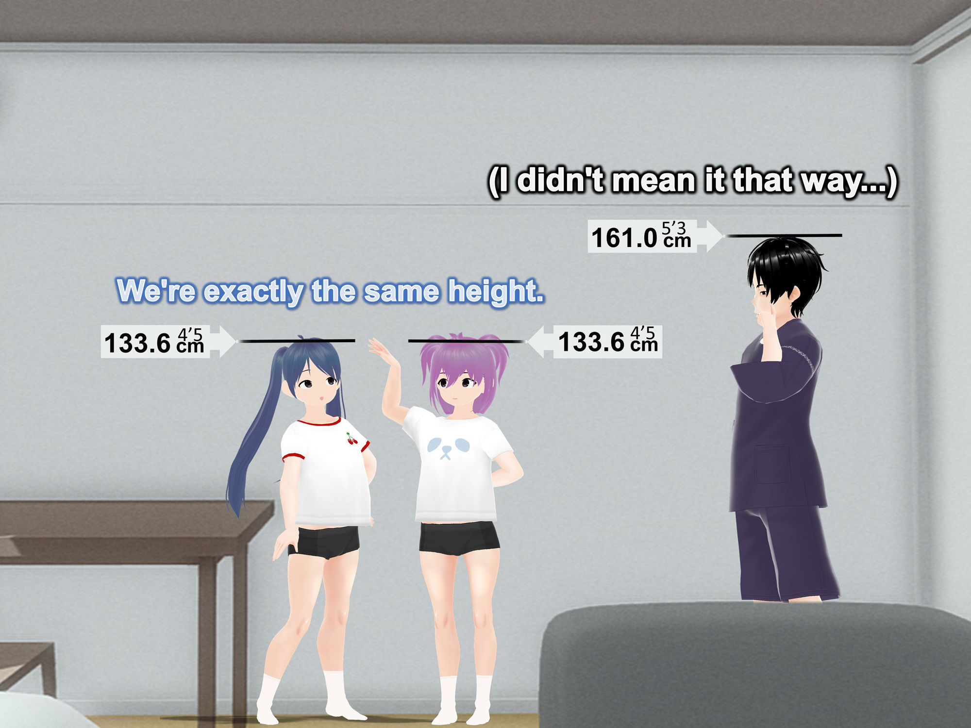 サンプル画像4:Only girls overgrow boys. Growth sound. Love rival Arc(女子成長クラブ) [d_268615]