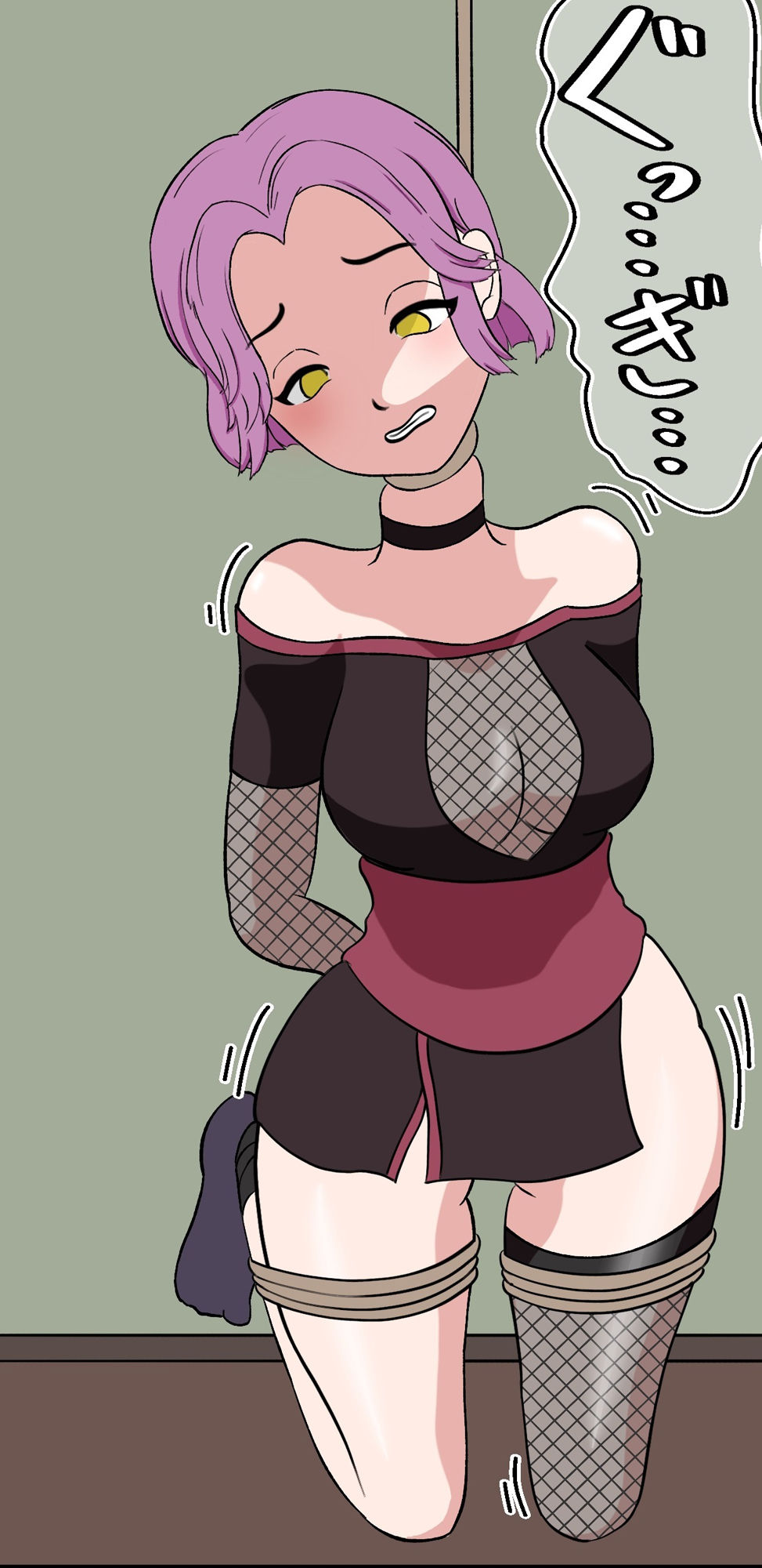 サンプル画像5:くのいち首絞め因果応報(むずらいと) [d_269313]