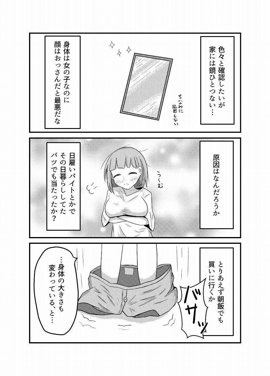 サンプル画像2:朝起きたら女の子になっていたのでネット通販で色々と買ってみた(とんだスフレ) [d_269416]