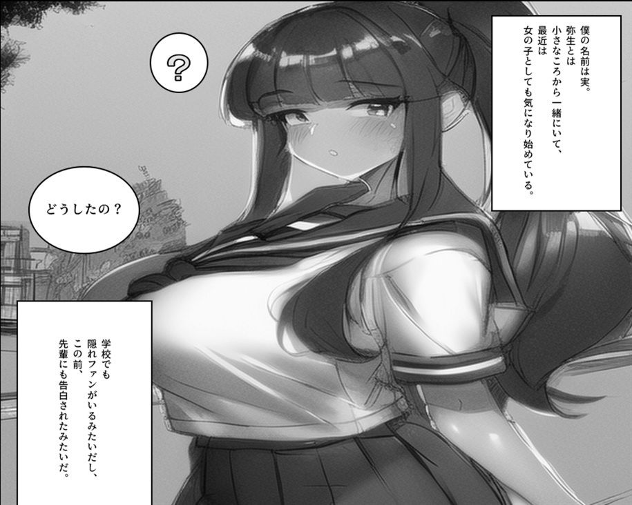 サンプル画像1:幼馴染が先輩に告られた。断ったと言っていたけど本当は、、(ghostspray) [d_269550]