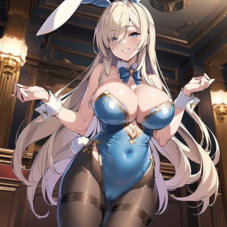 サンプル画像1:バニーの一之瀬アス〇、角楯〇リン、室笠ア〇ネ、捕まり乳改造されミルクタンクへと堕ちる(超乳スキーのイラストとノベル販売所) [d_269866]