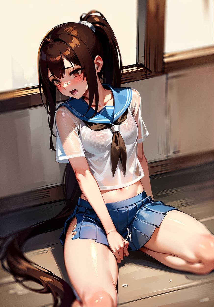 サンプル画像1:亜衣と麻衣と森の中の神社(くっ！ころ騎士団) [d_269905]