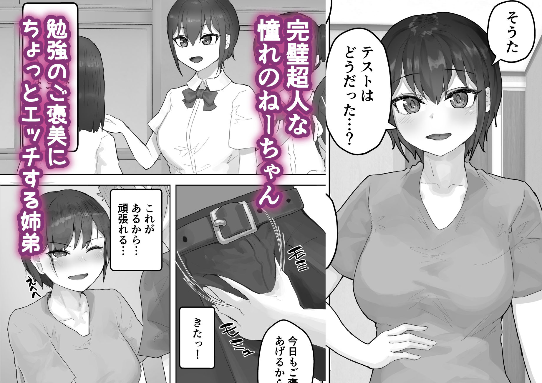 サンプル画像1:僕の憧れのねーちゃんがおじさんのメスになるNTR(やりつ) [d_271303]