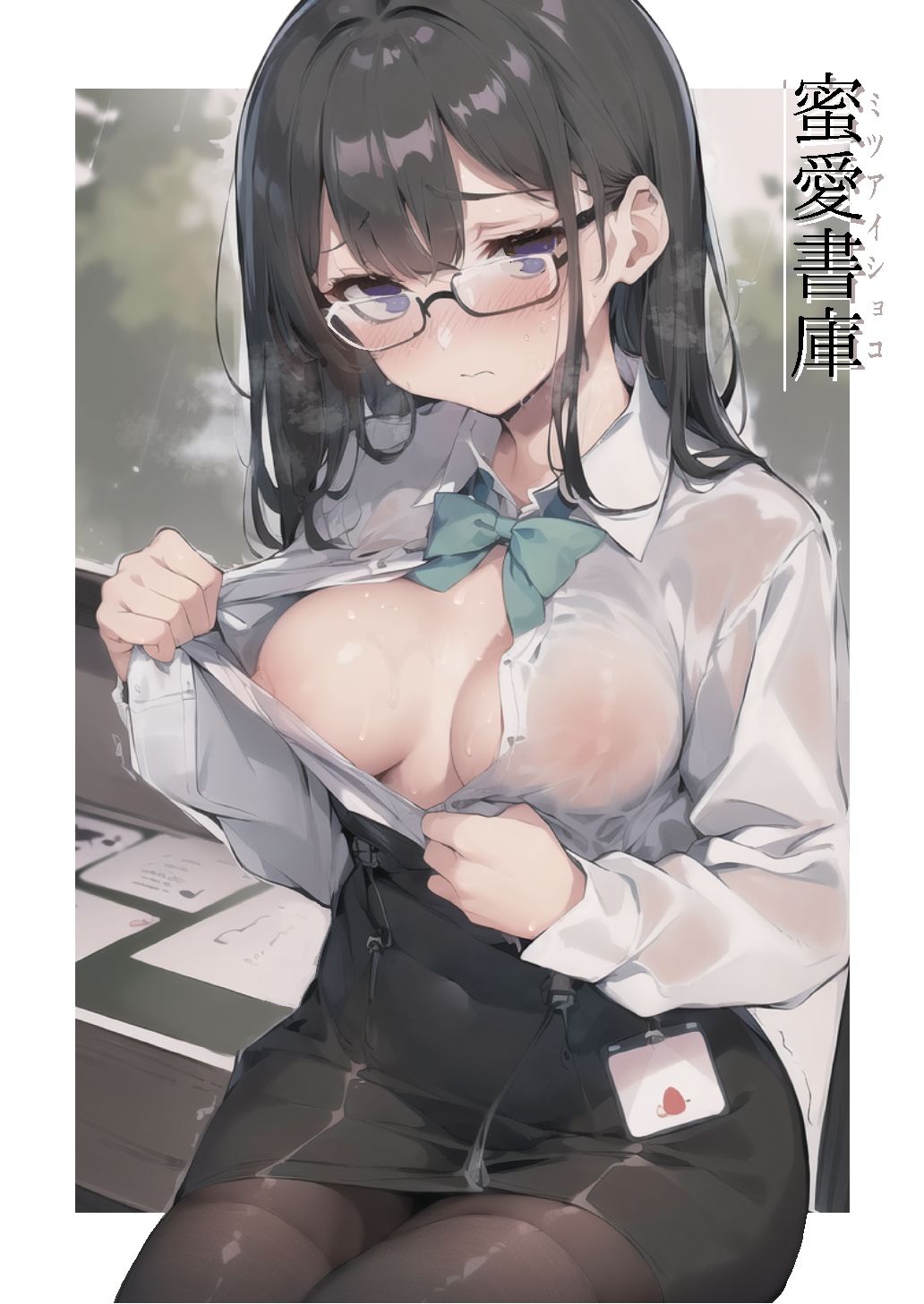 サンプル画像1:蜜愛書庫(お茶屋AI) [d_271418]