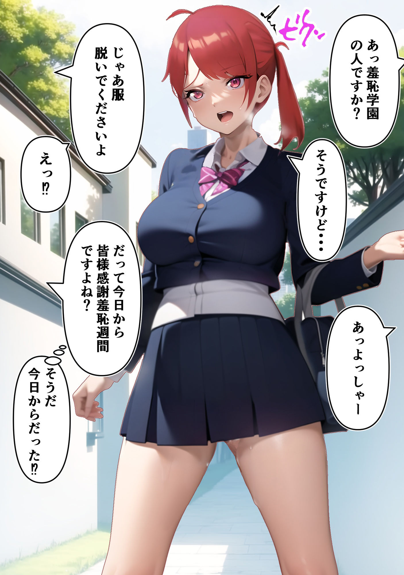 サンプル画像1:羞恥学園ー羞恥感謝週間(無色ムホ) [d_271770]