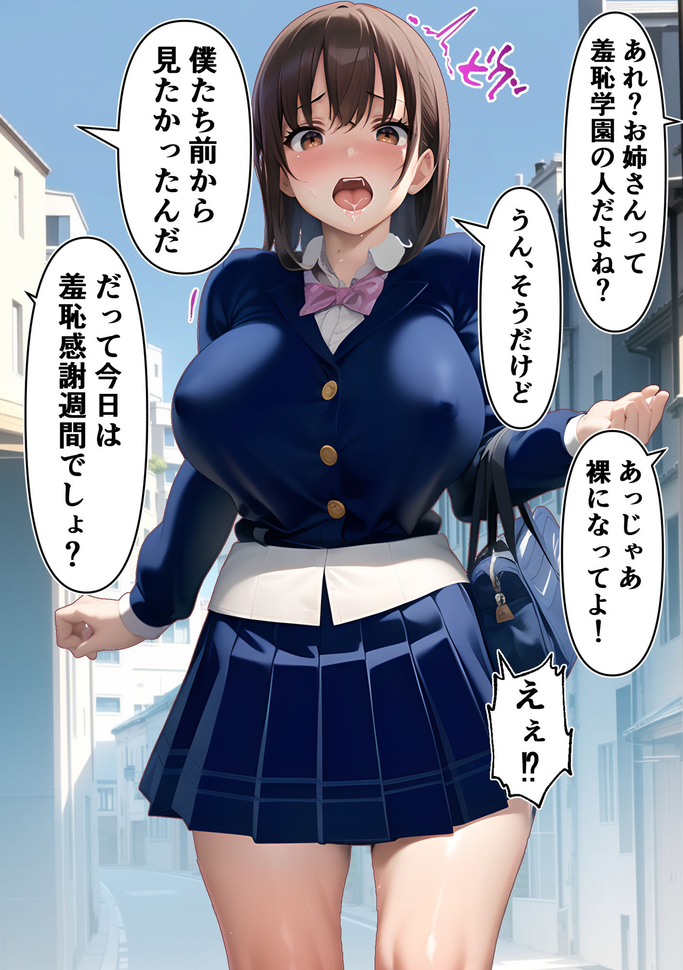 サンプル画像3:羞恥学園ー羞恥感謝週間(無色ムホ) [d_271770]