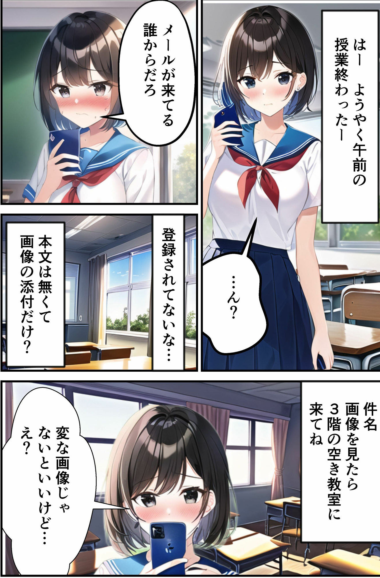 サンプル画像1:浅石来海の受難 1(朝露まほし) [d_273800]