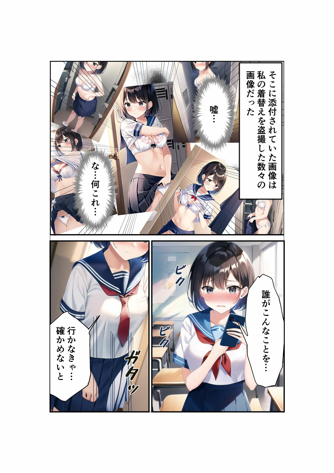 サンプル画像2:浅石来海の受難 1(朝露まほし) [d_273800]