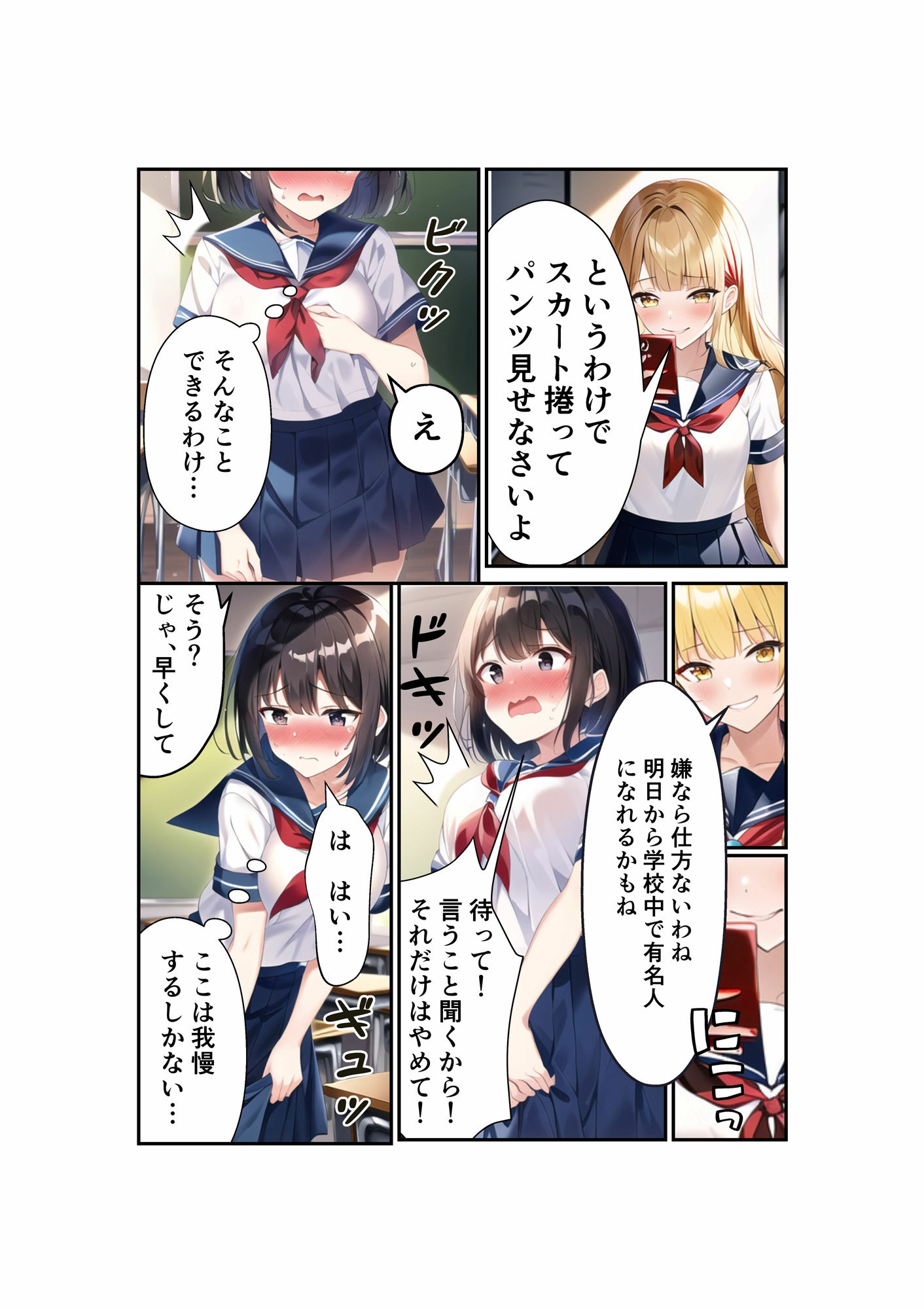 サンプル画像5:浅石来海の受難 1(朝露まほし) [d_273800]