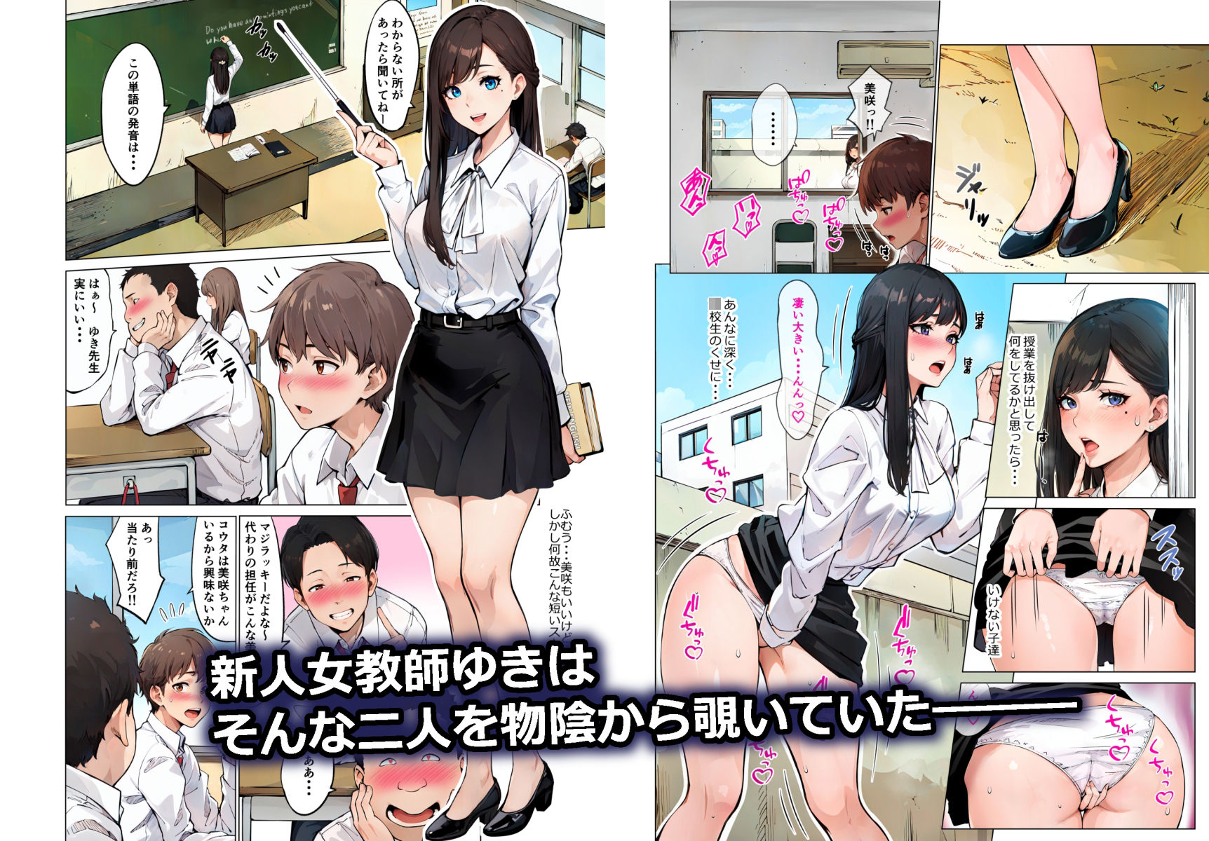 サンプル画像2:淫猥可計学園〜狙われたカップル〜 リマスター版(ネギネギ夫) [d_274410]