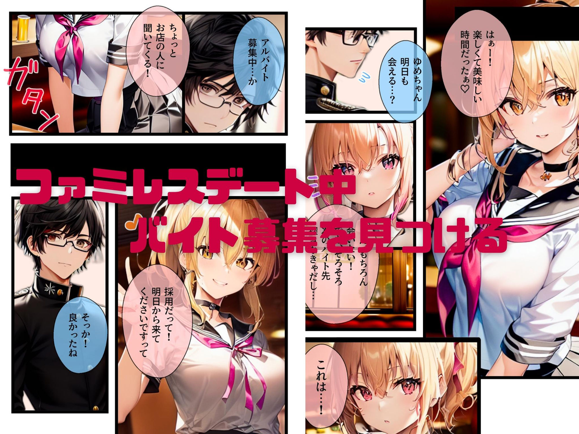 サンプル画像3:ぼっち・ざ・ふぁっく！2〜彼女になった陽キャ美少女処女ビッチとらぶらぶファミレスデート！でもそこでバイトを始めた彼女が屈強な店長に狙われて寝取られたのでやっぱりビッチでした(わからせマン) [d_274627]