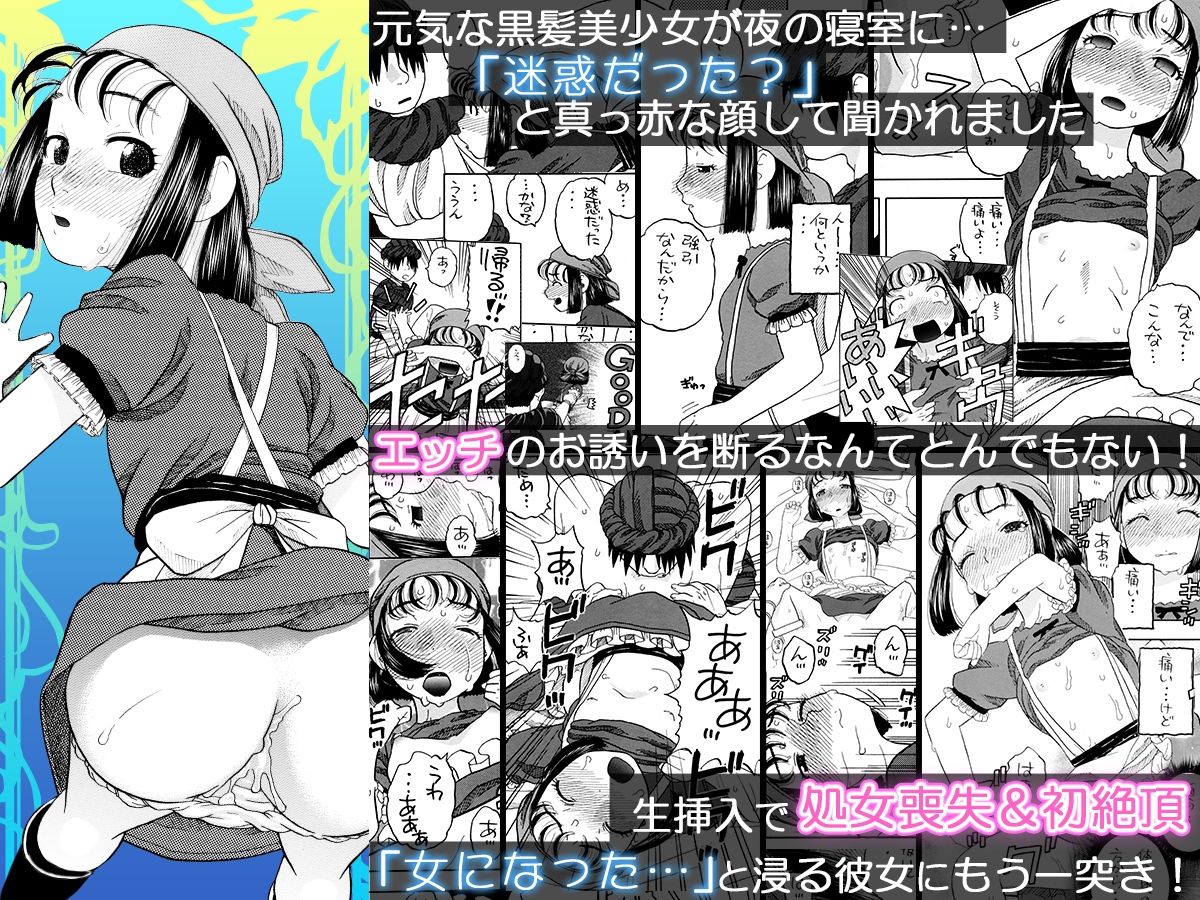 サンプル画像3:ぼうけんのしょのセーブは宿屋でね♪(にいるまの小屋) [d_275572]