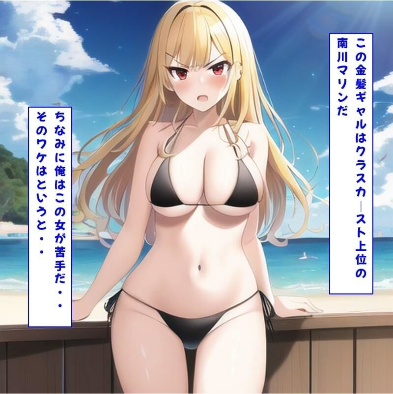 サンプル画像2:催●NTR 〜ビーチギャルは俺のもの〜(我蘭堂) [d_275641]