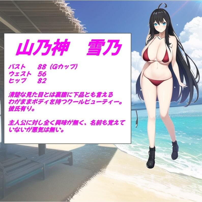 サンプル画像4:催●NTR 〜ビーチギャルは俺のもの〜(我蘭堂) [d_275641]