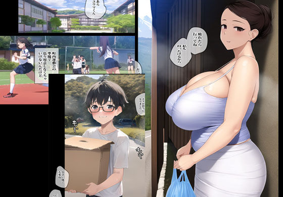 サンプル画像1:友達のママと二人きりで雨宿りしたら濃厚エッチしちゃった話(パコパコセクシー堂) [d_277047]