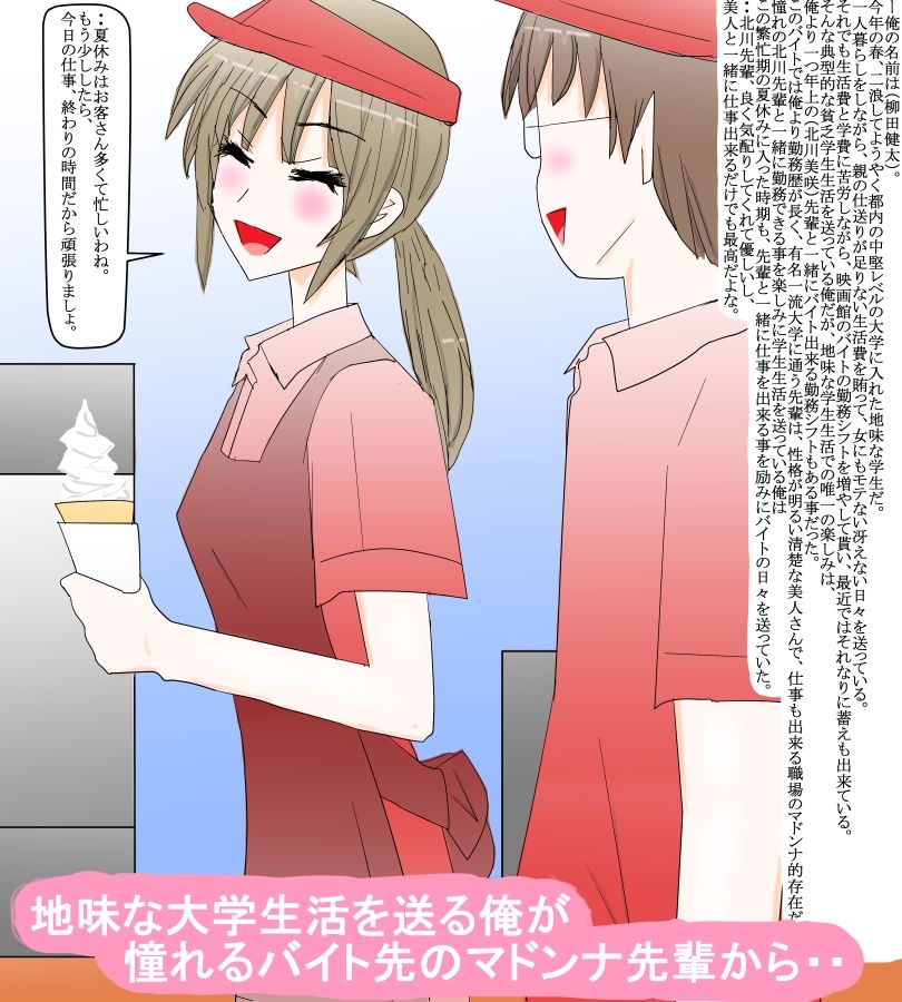 サンプル画像1:地味な大学生活を送る俺がマドンナ先輩と出会って・・(スタジオめいるー) [d_277184]