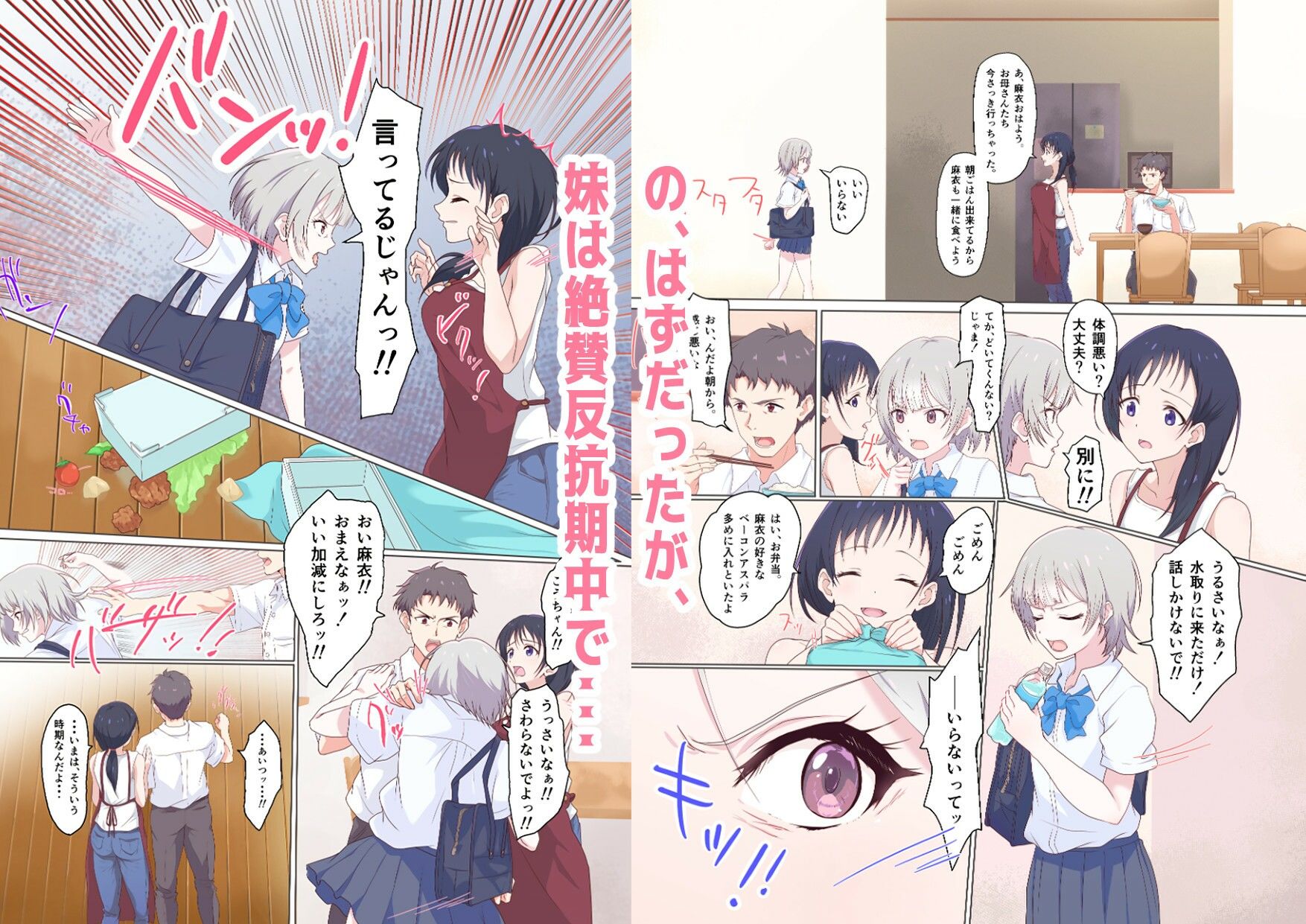 サンプル画像4:快楽姉妹〜俺のことが大好きすぎる姉ちゃんと妹のとある1日〜(どぶCHANG帝国) [d_278060]