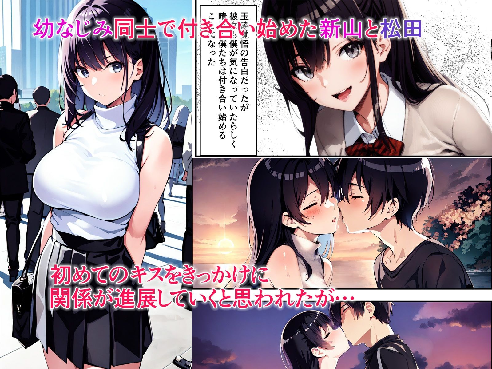 サンプル画像1:僕の幼なじみがチャラ男に寝取られ快楽堕ちするまで(スタジオいれくちお) [d_278807]