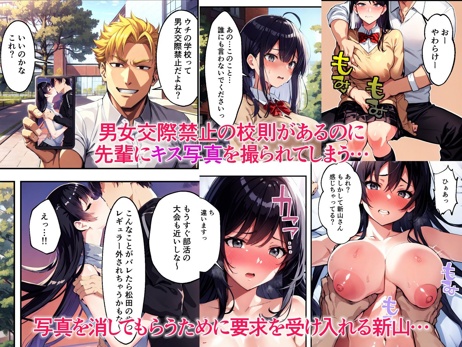 サンプル画像2:僕の幼なじみがチャラ男に寝取られ快楽堕ちするまで(スタジオいれくちお) [d_278807]