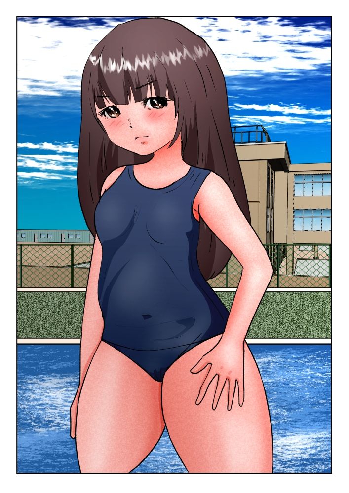 サンプル画像1:プール開きで(きんぽう毛) [d_279021]