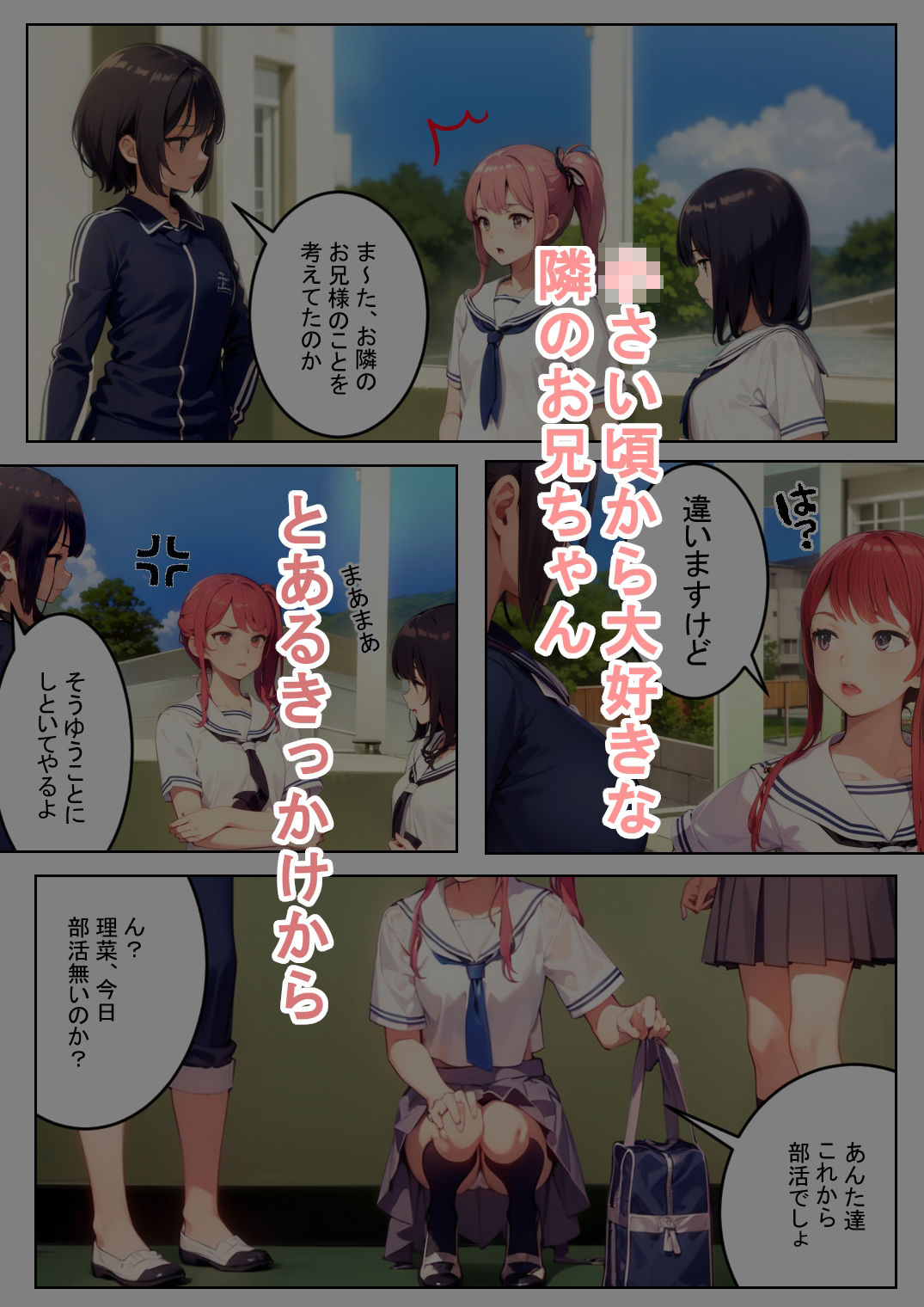 サンプル画像1:隣のお兄ちゃんの恋人 〜初恋の人との甘々イチャイチャ生活〜(らりる製作所) [d_279147]