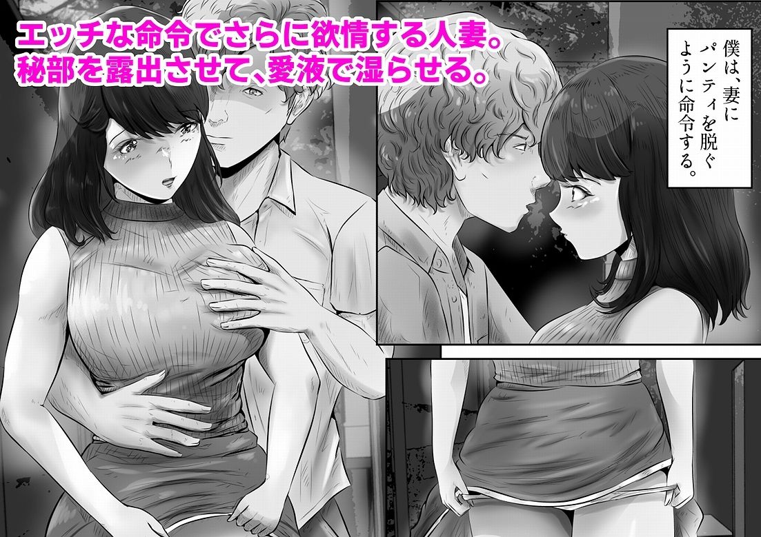 サンプル画像3:路地裏で中出しセックスするのが大好きな僕の妻の話(窪リオンの部屋) [d_279771]