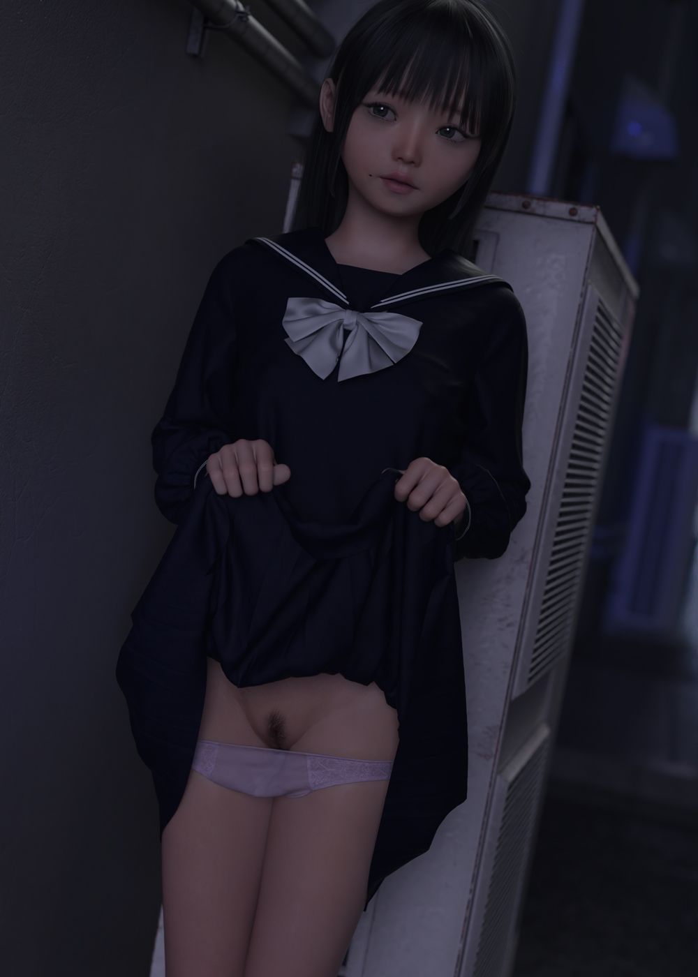 サンプル画像2:SCHOOL EXHIBITION 露出少女奇譚(えびてん) [d_280939]