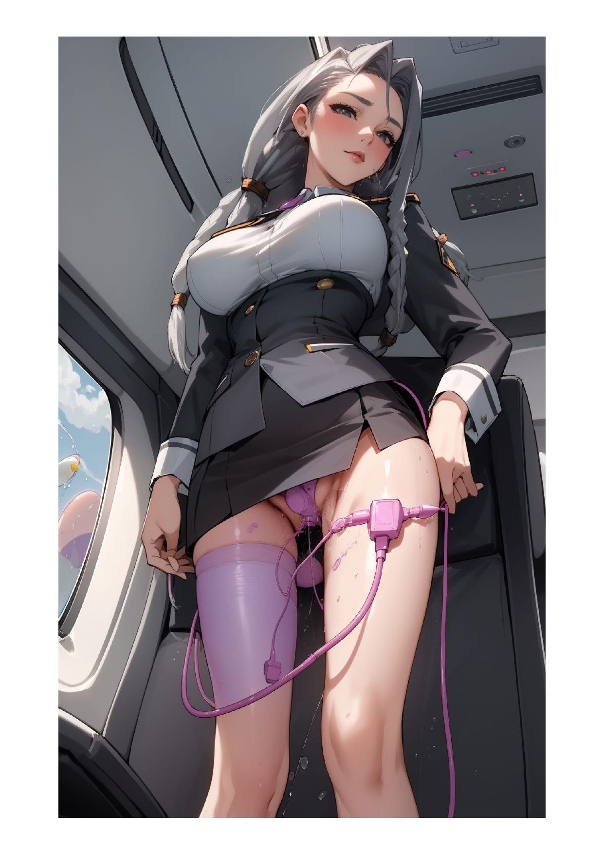 サンプル画像5:固定バイブ物語2〜空の上の秘密のバイブ – 禁断の振動 -〜(幻想写真館：MIYABI) [d_281245]