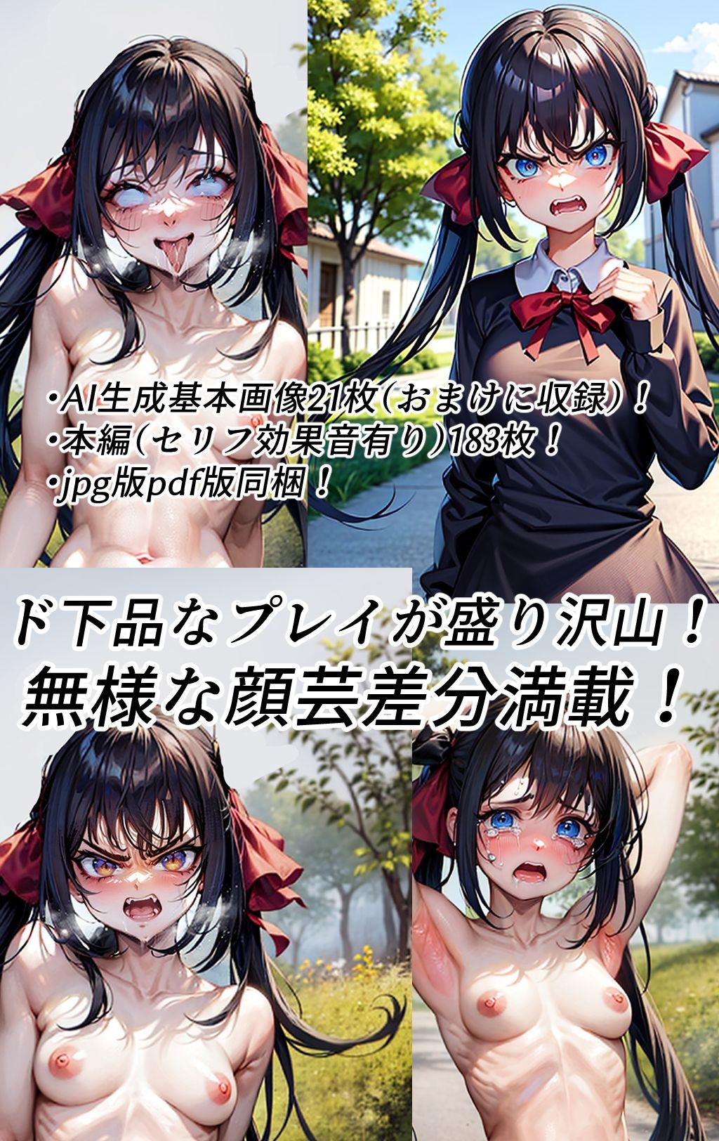 サンプル画像3:レッツド下品催●！ 〜下品に洗脳した美少女の処女を雑に奪って、アヘ顔オホ声アクメをキメさせろ！〜(人の心) [d_281285]