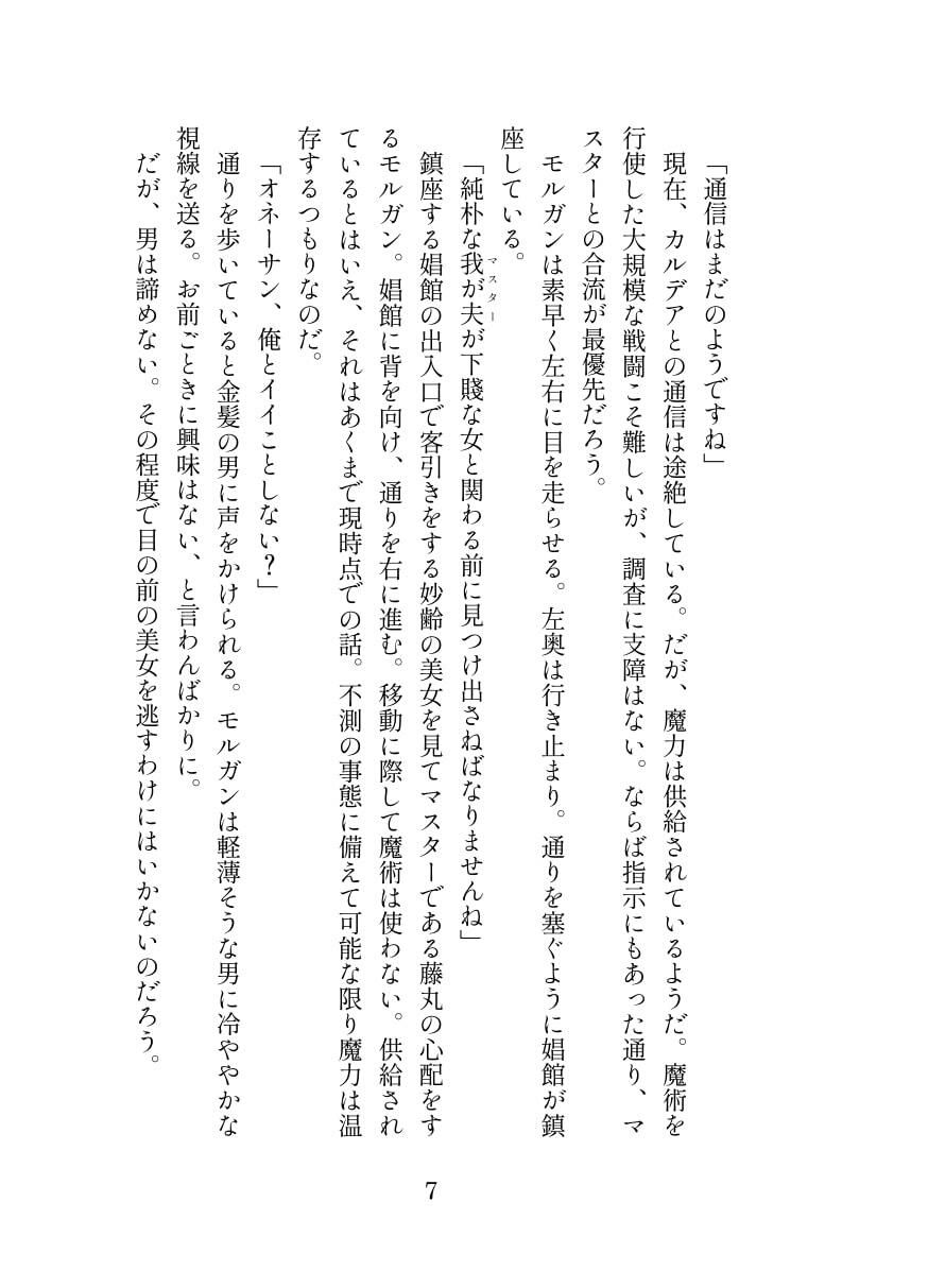 サンプル画像3:英霊娼館-Morgan-(伽藍堂（本舗）) [d_281511]