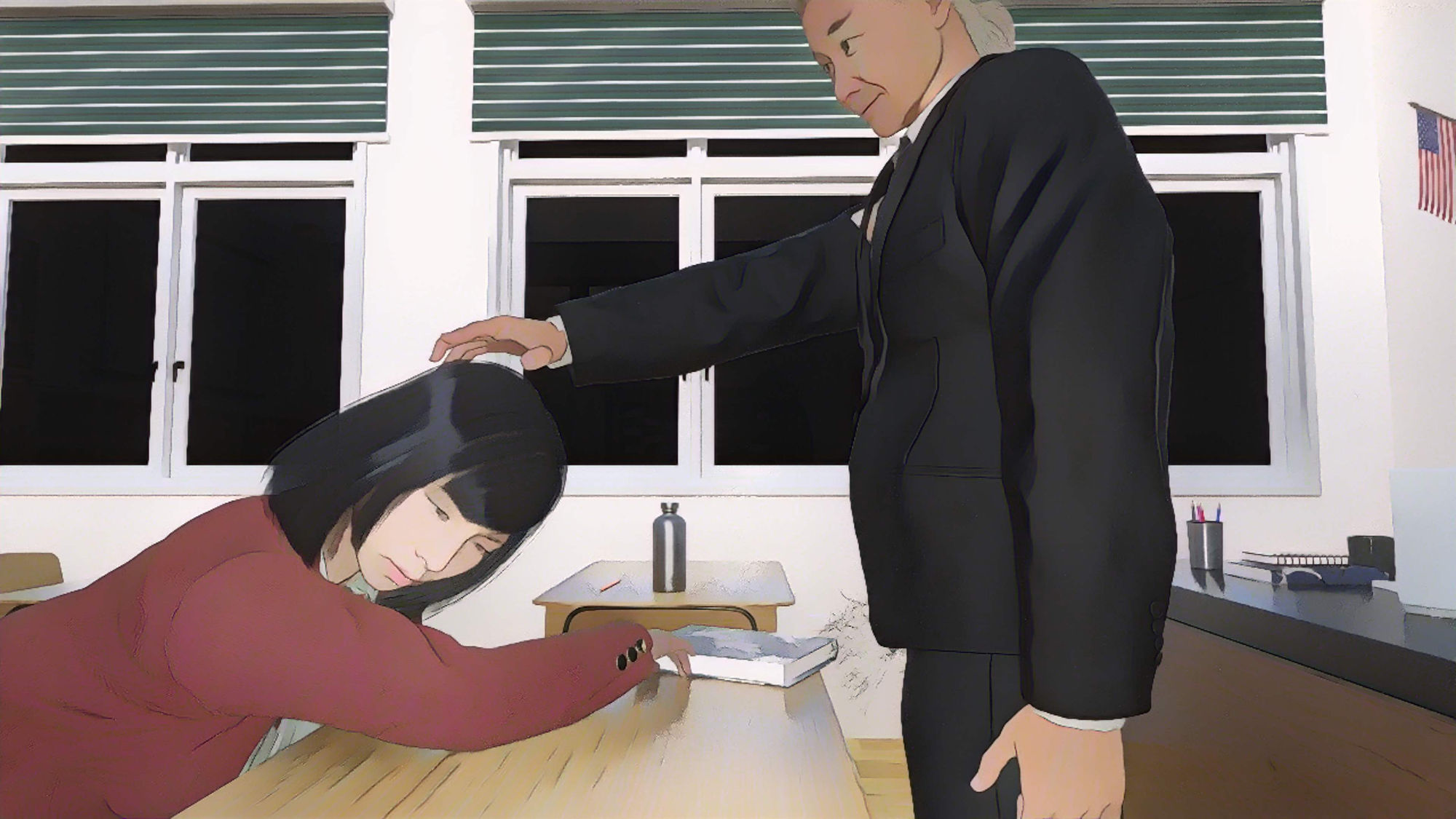 サンプル画像2:担任の教師から居残りだと言われ媚薬を飲まされ快感に溺れてしまった私(T＆A) [d_281528]