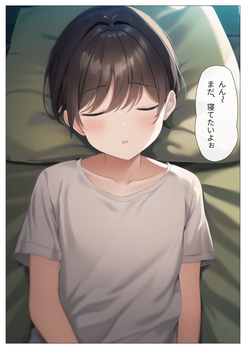 サンプル画像2:ママのパンツで発情してる姿を見られていつの間にかエ〇チしちゃった(オカム) [d_282653]