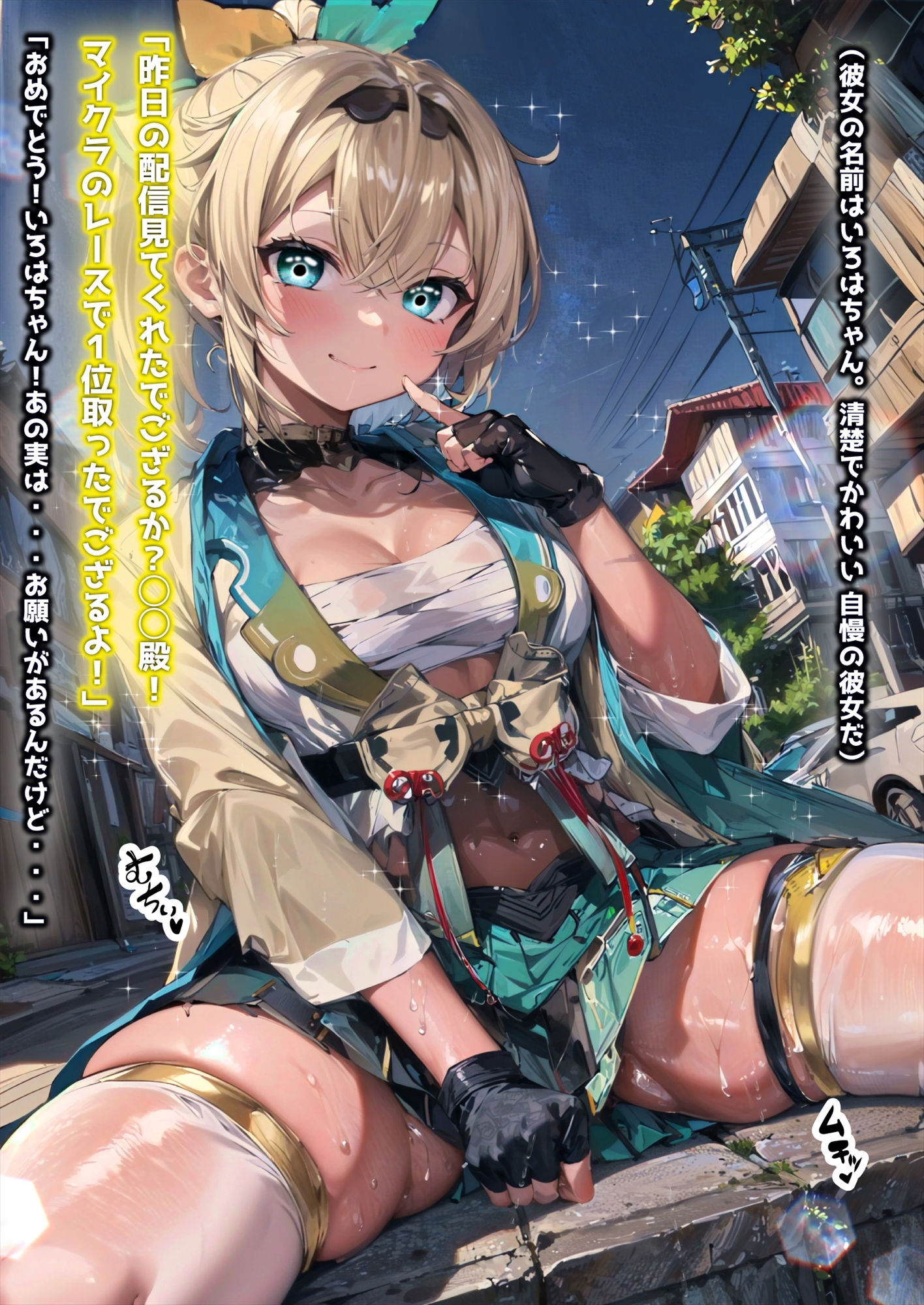 サンプル画像2:ほろえっちらいぶ 寝取らせ趣味の彼氏くんを交尾動画で負け犬射精させるでござる(みなみあき) [d_283053]