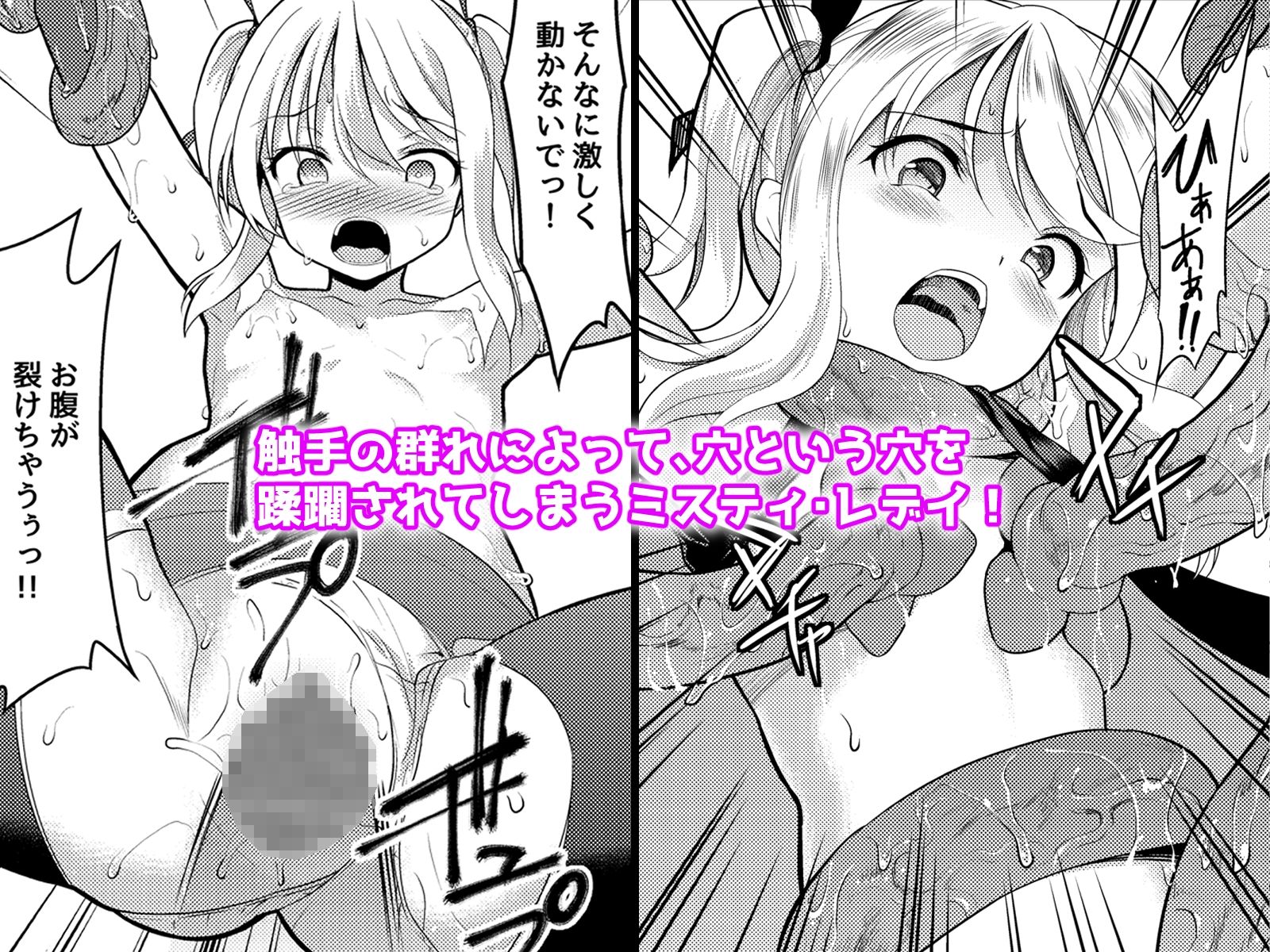 サンプル画像3:怪盗少女ミスティ・レディ 〜無垢な変身ヒロインは触手と民衆に堕とされる〜(No Future) [d_283066]