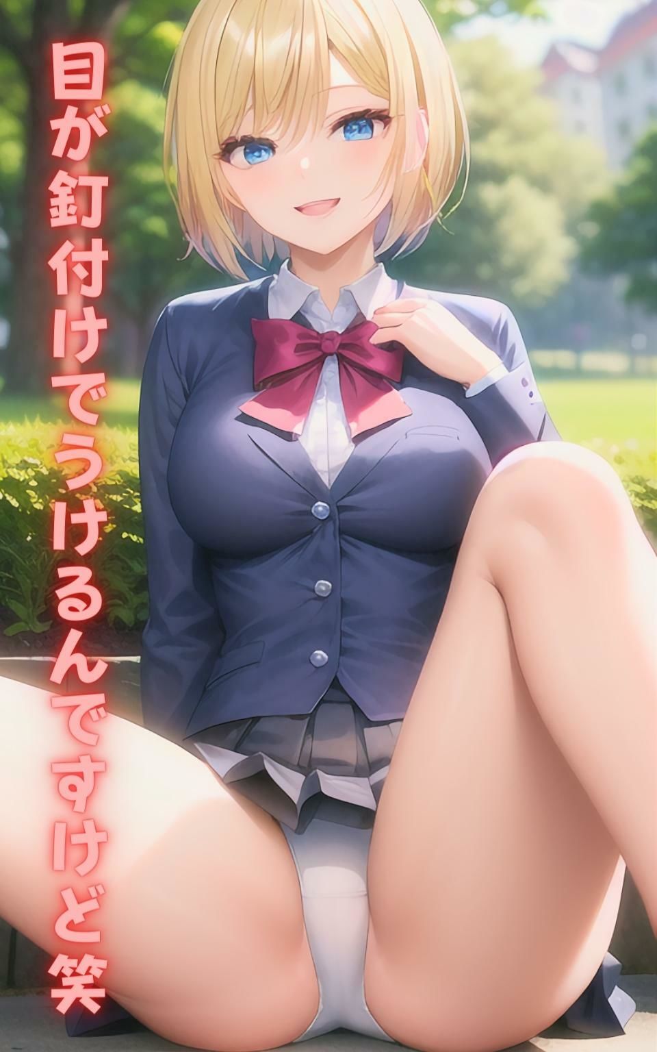 サンプル画像3:金髪美女のパンツを見て罵られたい(にこにこ) [d_283088]