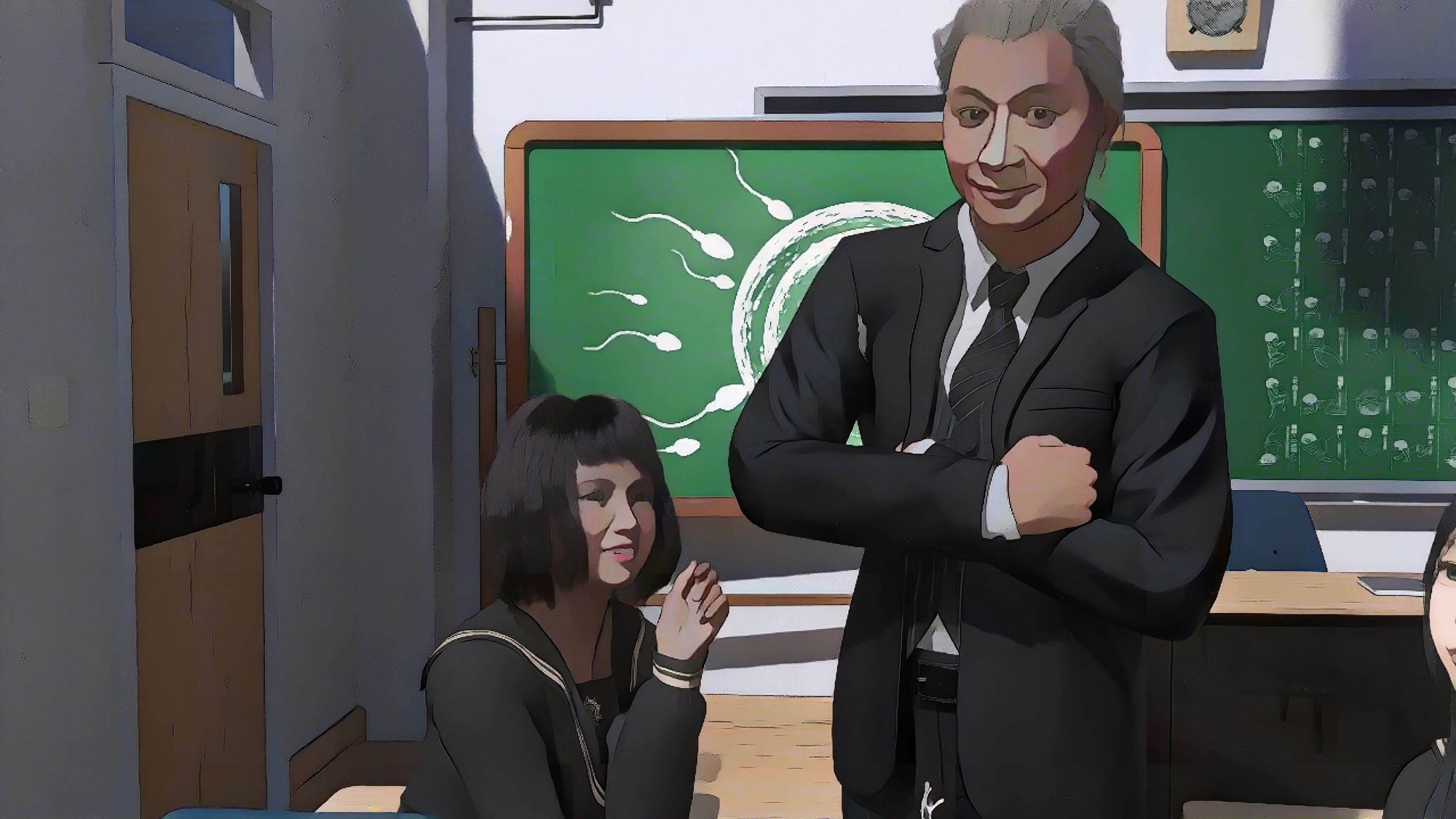 サンプル画像2:保健体育の実技先生がお休みだったので私が代行で先生をしました。(T＆A) [d_283116]