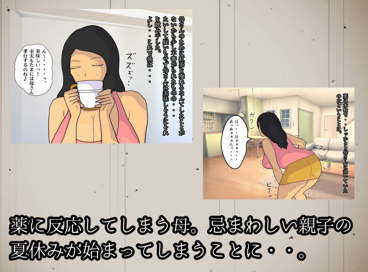 サンプル画像3:母親という媚薬 ドスケベなお母さんと過ごす背徳の夏休み(母子相姦の記録) [d_283159]