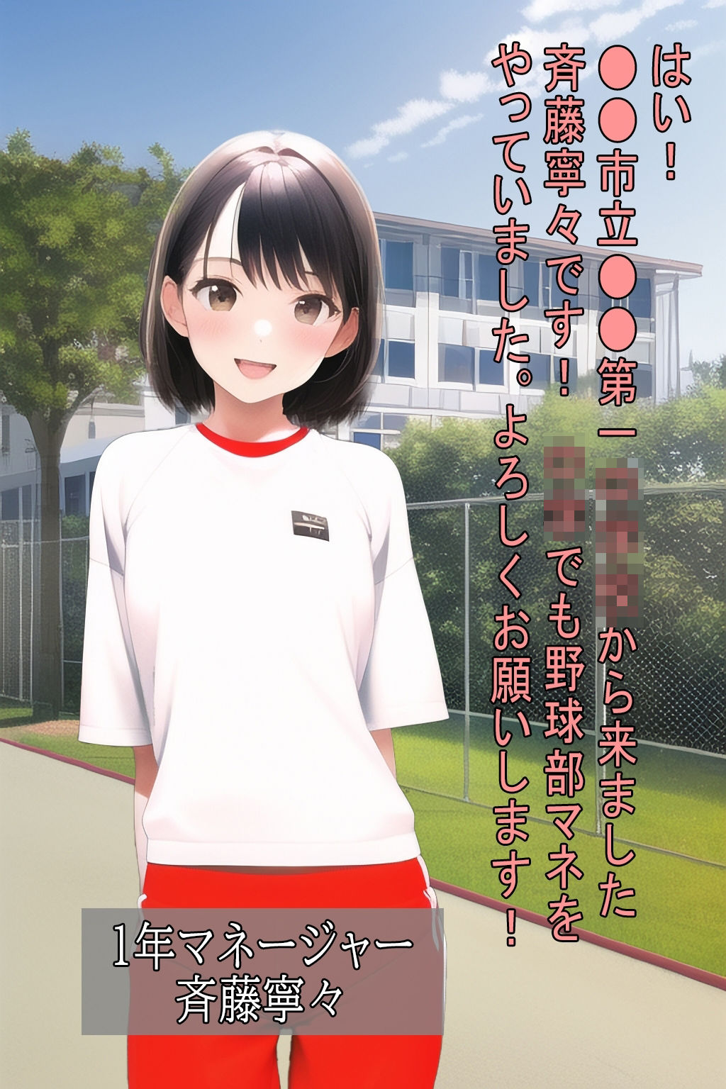 サンプル画像5:野球部マネージャー性処理日記〜部員にカラダでご奉仕(ジュニアブラが好き。) [d_283928]