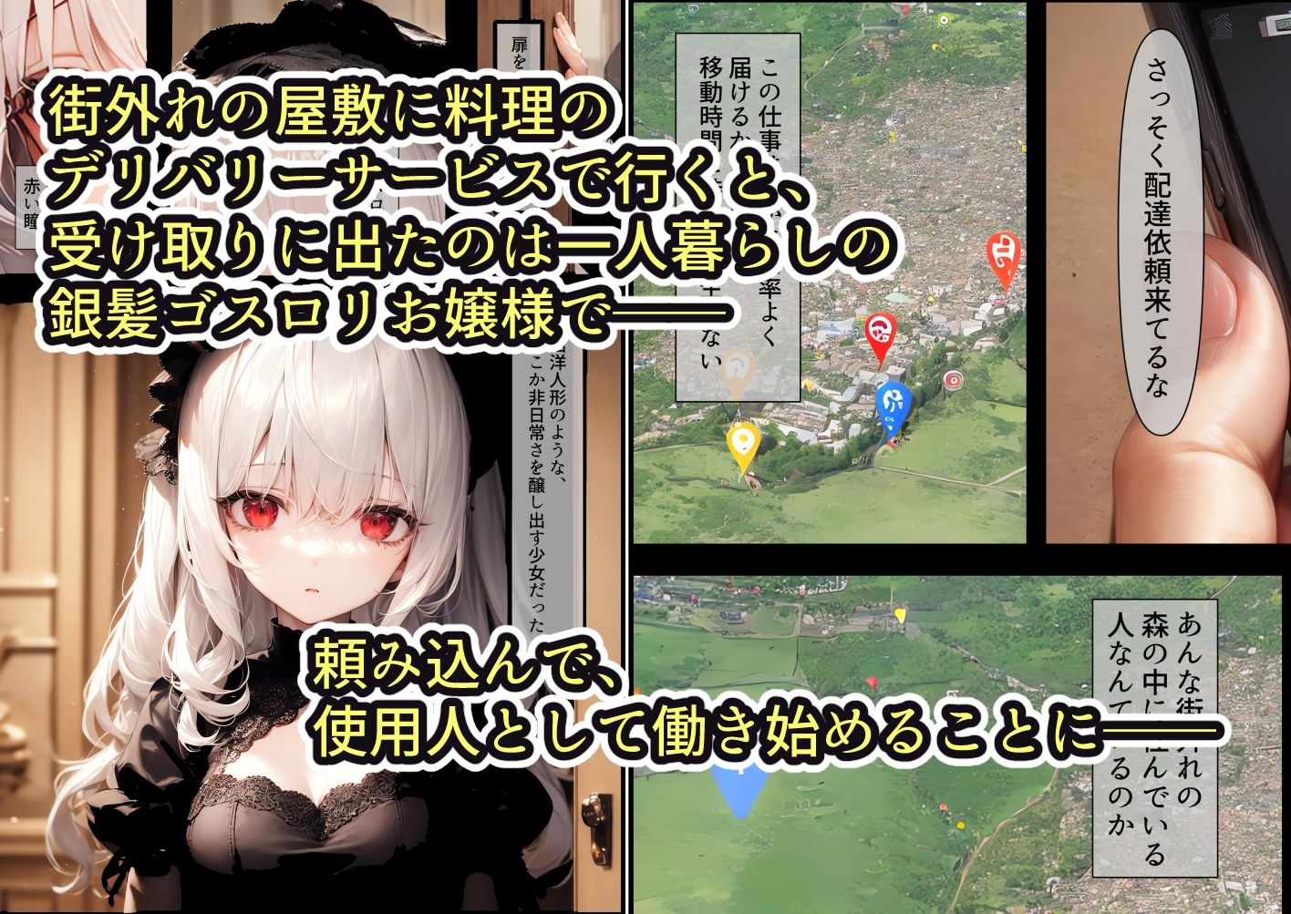 サンプル画像1:銀髪ゴスロリお嬢様はかく語りき(モダンタイムス) [d_284605]