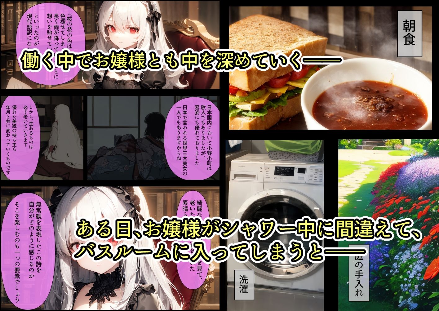 サンプル画像2:銀髪ゴスロリお嬢様はかく語りき(モダンタイムス) [d_284605]