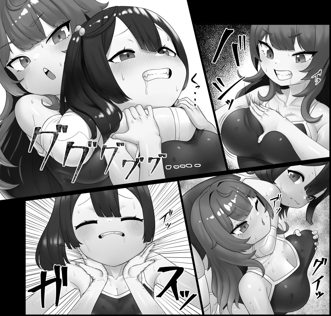 サンプル画像1:学校で女子プロレス！ 全員失神失禁 情け容赦なし編(妄幻想プラン) [d_284874]