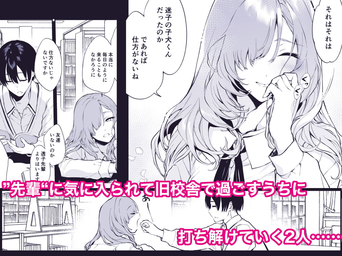 サンプル画像2:透子先輩と旧校舎で(ぽち小屋。) [d_286481]